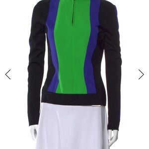 Emilio Pucci Green and Purple Blouse